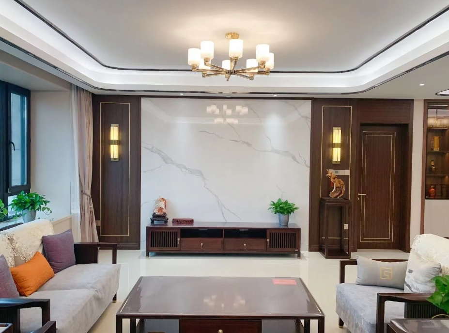 一家一装饰新中式风格案例实拍效果-传统与现代的碰撞